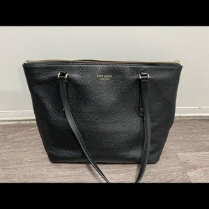 Authentic Kate Spade Tote Purse. Black and like new. Only used a couple times